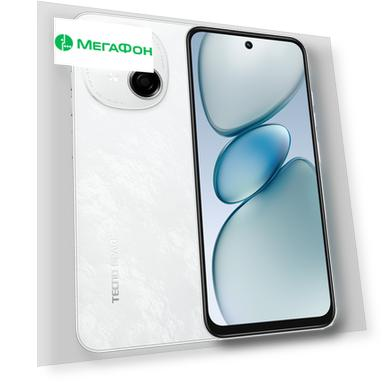 Смартфон TECNO Spark Go 1 4/128GB, Glittery White RU