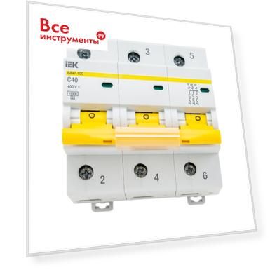 ГОСТ: ГОСТ Р 50345-99, Высота: 83.000, Ширина: 80.000, Глубина: 74.300, Вес нетто: 0.500, Цвет корпуса: серый, Модельный ряд: ВА47-100, Номинальный ток: 40, Тип расцепления: C, Количество полюсов: 3