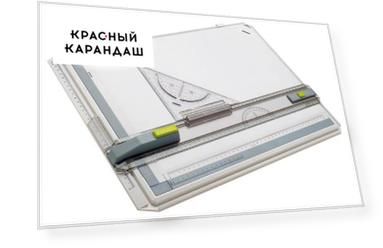 Доска чертежная Rotring "Profil" А4 с магнитным зажимом-фиксатором и доп. угловым зажимом