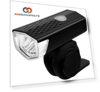 Велофара USB 120, CREE XPE, 120 лм, аккумулятор 800 мАч