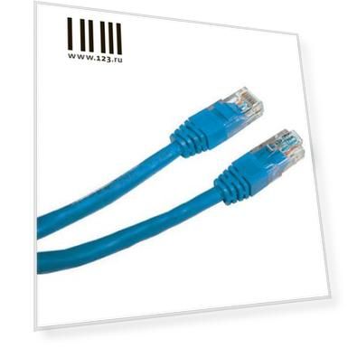 Патч-корд UTP 5е категории Telecom 2м литой синий NA102 6242755317536