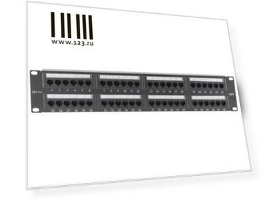 Патч-панель 5bites LY-PP6-06 UTP 6 кат 48 портов Krone&110 dual IDC 19"