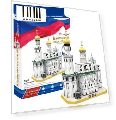 Пазл 3D CubicFun Колокольня Ивана Великого 62 элемента 6944588202200