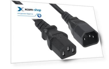 Кабель питания Cabeus PC-189-VDE-0.6M IEC 320 C13 - IEC 320 C14 (3x0.75). 0.6м