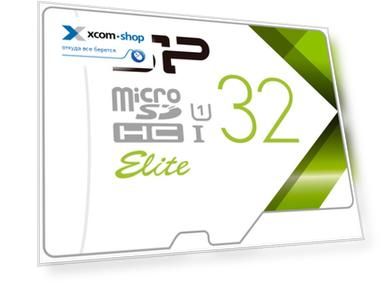 Карта памяти 32GB Silicon Power SP032GBSTHBU1V21 microSDHC Class 10 UHS-I Colorful