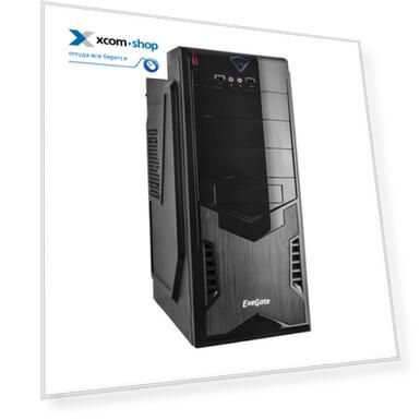Корпус ATX Exegate CP-601 EX261447RUS miditower, без БП, 2*USB, Audio, black