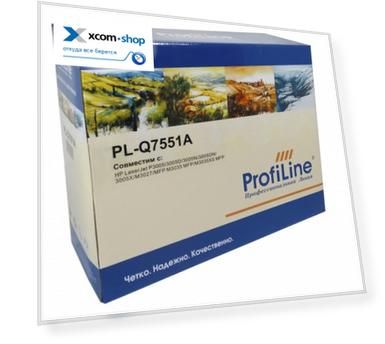 Картридж ProfiLine PL-Q7551A  для принтеров HP LJ P3005/3005D/3005N/3005DN/3005X/M3027/MFP M3035 MFP/M3035XS MFP 6500 копий ProfiLine