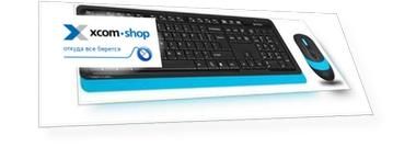 Клавиатура и мышь Wireless A4Tech FG1010 BLUE черно-синие, USB