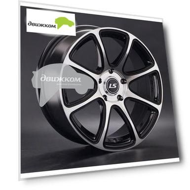 Литые диски LS 327 7,5x17/5x114,3 ET40 D73,1 327 BKF (спец)