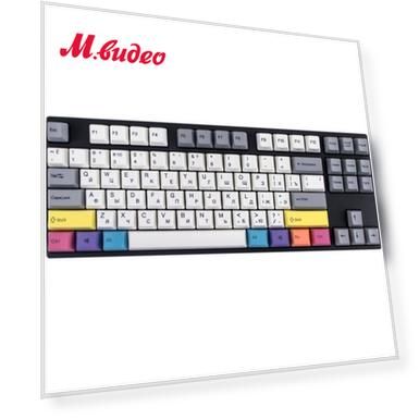 Серия: CMYK, Модель: VA87MN2W, Тип переключателей: Cherry MX Brown, Цвет игровых клавиш: серый, Цвет англ. раскладки (QWERTY): черный, Цвет русской раскладки (ЙЦУКЕН): черный