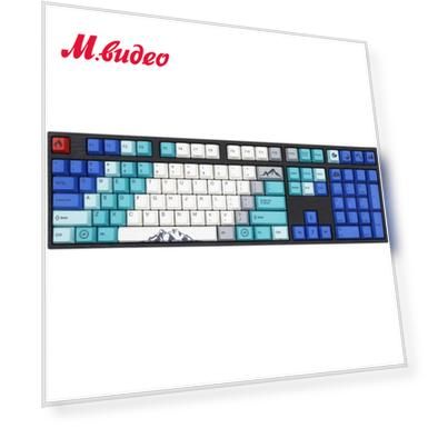 Серия: Summit, Модель: VA108MS2W, Цвет игровых клавиш: синий, Цвет англ. раскладки (QWERTY): черный, Цвет русской раскладки (ЙЦУКЕН): черный