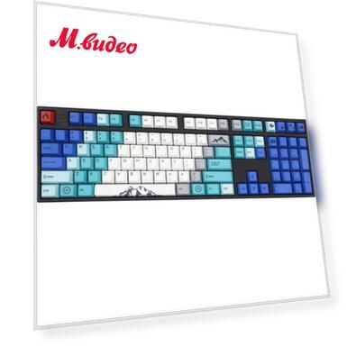 Серия: Summit, Модель: VA108MP2W, Тип переключателей: Cherry MX Silent, Цвет игровых клавиш: синий, Цвет англ. раскладки (QWERTY): черный, Цвет русской раскладки (ЙЦУКЕН): черный