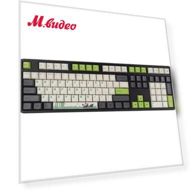 Серия: Panda, Модель: VA108MC2W, Тип переключателей: Cherry MX Blue, Цвет игровых клавиш: зеленый, Цвет англ. раскладки (QWERTY): зеленый, Цвет русской раскладки (ЙЦУКЕН): серый