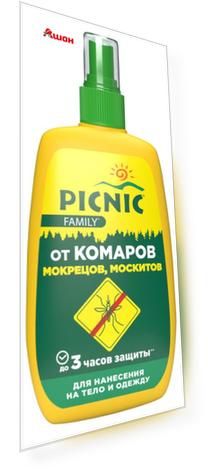 Спрей от комаров Family с экстрактом ромашки, 120 мл