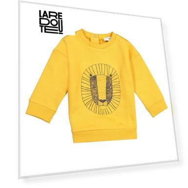 Свитшот с рисунком в виде головы льва, 1 мес. - 3 года