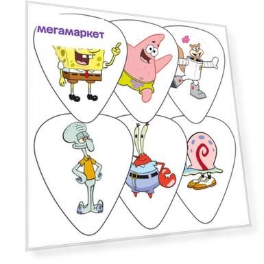 SPONGEBOB SBP-CHARL Набор медиаторов 6 шт.