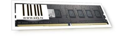 Модуль памяти DDR4 G.SKILL 4GB 2400MHz CL15 PC4-19200 1.2V / F4-2400C15S-4GNT