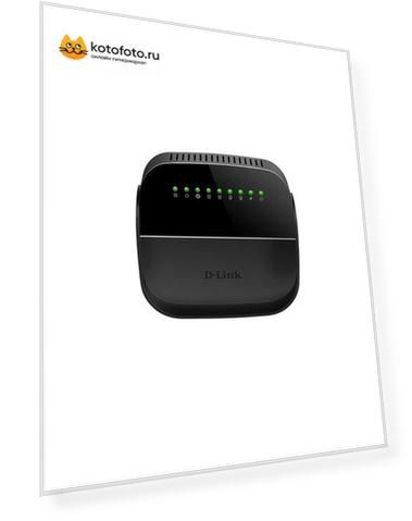 Wi-Fi роутер D-Link DSL-2640U/R1A черный