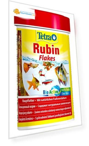 Корм Tetra Rubin для улучшения окраса всех видов рыб, в хлопьях, 100мл