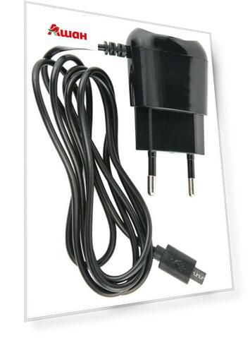 Сетевое зарядное устройство Red Line Lite TCP-1A micro-USB черное