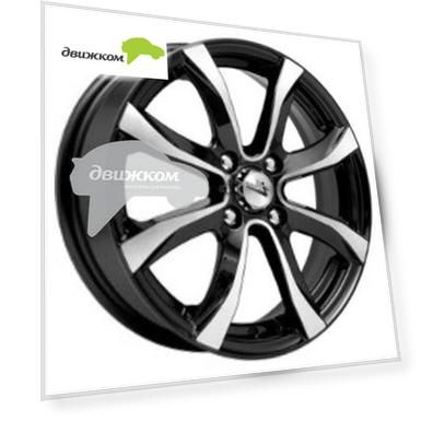 Литые диски iFree 6x15/4x100 ET38 D67,1 Дайс Блэк Джек
