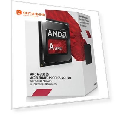 Процессор AMD A8 7680, SocketFM2+, BOX [ad7680acabbox]