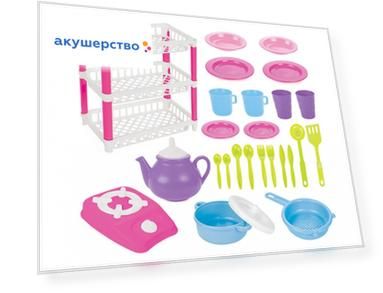 Pilsan Игровой кухонный набор 3 уровня Sedolous Ketchen Set