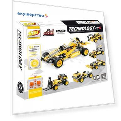 SDL Technic 3D на радиоуправлении 120 в 1 R/C (468 деталей)