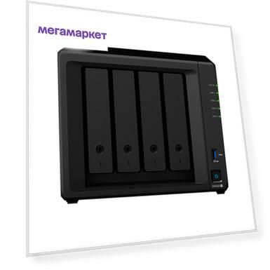 Сетевое хранилище данных Synology DS420 Black