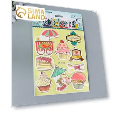 Наклейка "Сладости" 19х12,5 см
