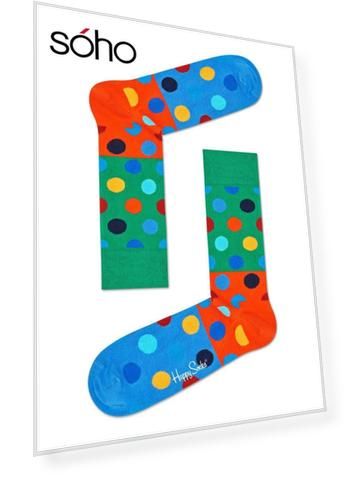 Носки Happy socks Big Dot Block Sock BDB01