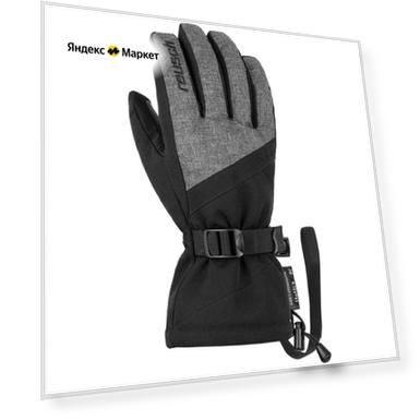 Перчатки горнолыжные REUSCH Outset R-Tex Xt Black/Black Melange (inch (дюйм):10,5)