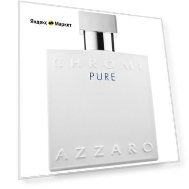 Azzaro туалетная вода Chrome Pure, 100 мл, 110 г