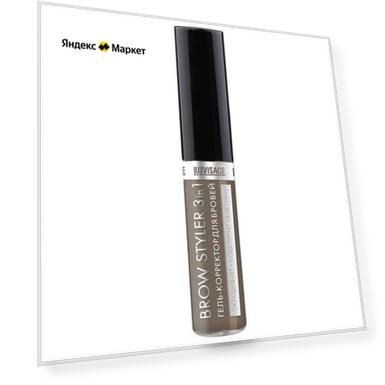 LUXVISAGE Гель-корректор для бровей BROW STYLER 3 in 1, 5.5 г, 2, капучино