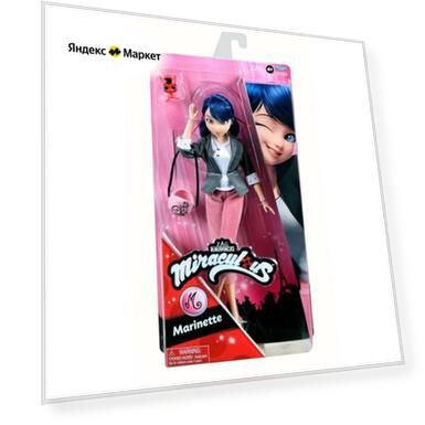 Кукла Playmates TOYS Miraculous Lady bug Time To Devilize, 27 см белый/розовый