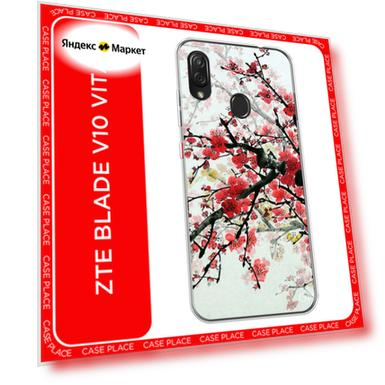 Чехол на ZTE Blade V10 Vita / ЗТЕ Блейд V10 Вита с принтом Сакура