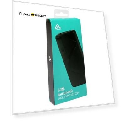 Внешний аккумулятор LuazON PB-05, 6000 мАч, 3 USB, 2 А, дисплей, фонарик, черный