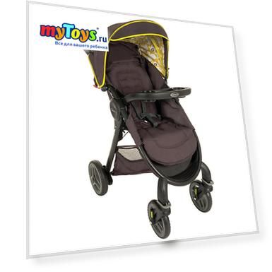 Прогулочная коляска Graco Fastaction Fold, коричневый