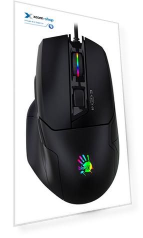 Мышь A4Tech Bloody W70 Max W70 MAX ( STONE BLACK) черный оптическая (10000dpi) USB (10but)