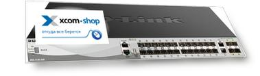 Коммутатор D-link DGS-3130-30S/B1A Managed L3 Stackable Switch 24x1000Base-X SFP, 2x10GBase-T, 4x10GBase-X SFP+, CLI, 1000Base-T Management, RJ45 Cons