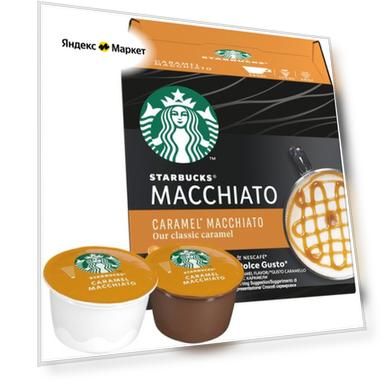 Кофе в капсулах Starbucks Caramel Macchiato для системы Dolce Gusto, 12 шт