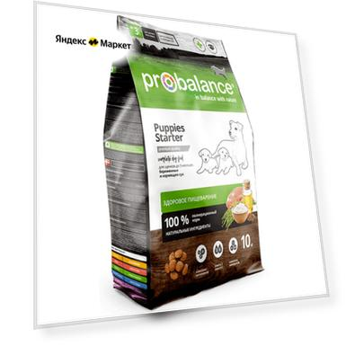 Сухой корм ProBalance Starter, для щенков 10кг