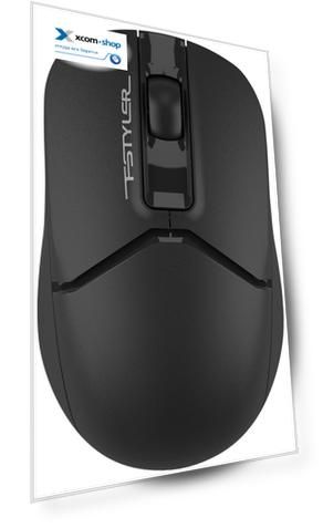 Мышь Wireless A4Tech Fstyler FG12 черный оптическая (1200dpi) USB (3but) 1454090