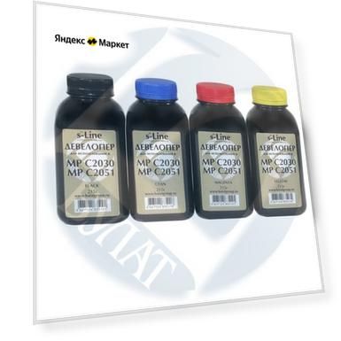 Девелопер булат s-Line MP C2030, MP C2051 для Ricoh Aficio MP C2030, MP C2051 (Пурпурный, банка 215 г.)